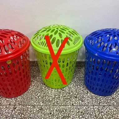 Cestos para ropa Miden 45cm de alto en 3000cup Colores disponibles  ❤️Rojo 💙Azul 🩷Rosado 💜Morado - 2/2