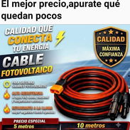 Cable fotovoltáico de 6 m , 10 m y 20 m con sus conectores xt60 i y MC4 - Img 57386440