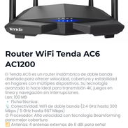 Router WiFi Tenda AC6 AC1200 - Img 57122952
