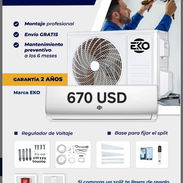 Split  2 toneladas con accesorios EKO + servicio de instalación completo - Img 52158752