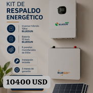 Kit marca Bluesun inversor 10kw + batería 10kw + 8 paneles monofacial es de 610w - Img 56500829