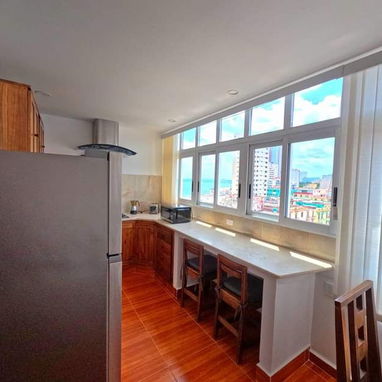 Lujoso Apartamento en el Vedado de 1 habitación con hermosas vistas al mar - Img 125235692