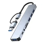 Hub USB tipo c y Tipo a 8 en 1 - Img 54999747