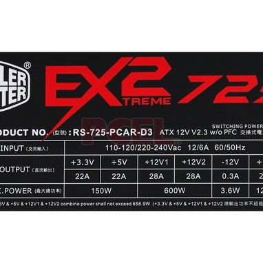🔥 Fuente de Poder Cooler Master Extreme 2 725W 🔥sello de fabrica - Img 125921055