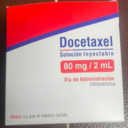 Docetaxel con su Diluyente 80 USD - Img 57686706