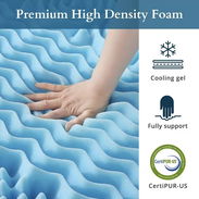 🛏️ Topper para Colchón con Cooling Gel. La ma era más segura de dormir bien. 📞56249037 - Img 54486446