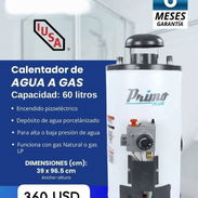 Calentador de agua a gas marca primo de 60 Lt - Img 55483611