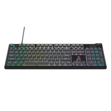 ⌨️🔥 TECLADO GAMING CORSAIR K55 CORE RGB USB TAMAÑO COMPLETO ANTIDERRAMES CONTROLES MULTIMEDIA ENVÍO DISPONIBLE-GARANTÍA - Img 118996061