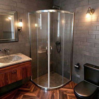 Todo en mampara Cabinas y paño fijo para su baño si desea montaje se la montamos - Img 126730197