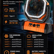 Ventiladores recargables FX13 - Img 56423392