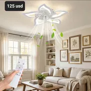 Ventilador de techo-lámpara con mando. Otros diseños disponibles - Img 57811327