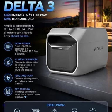 ECO FLOW DELTA 3 - 3/8