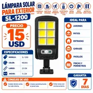 Lámpara solar recargable con panel - Img 58233491