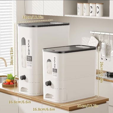 🛍️ Dispensador de granos de un Compartimento. Alargado - 4/4