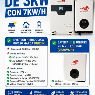 VENTA DE: kit solares, inversores, controladores MPPT..... TODO EN EL MEJOR PRECIO Y CALIDAD DE LOS PRODUCTOS. ⚡⚡ - 6/6