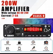 Amplificador Bluetooth MP3 de 200w (100w×100w) - Img 49391498