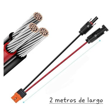 Cable panel solar a ecoflow importado AWG 12 - Img 119035348