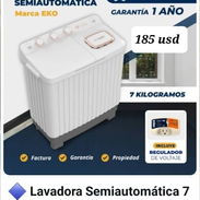 Lavadora semiautomática 7kg con 1 año de garantía - Img 56485906