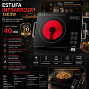 ESTUFA INFRARROJA 1500W ROYAL Nuevas en Caja - Img 55950298