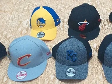 En venta gorras originales de pelota, de 8 costuras, visera curva, de Grandes Ligas y NBA - Img 66166331