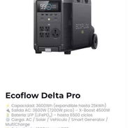 Eko flow delta pro 3600w 2170 con transporte 🚗✅ - Img 57337416