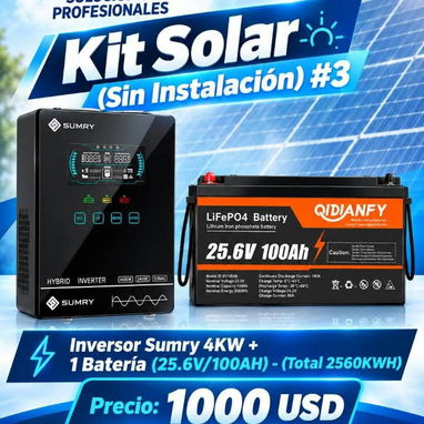 Kit solar con instalación - 9/10