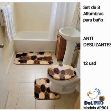 Cortinas y alfombras para baño - Img 123765015