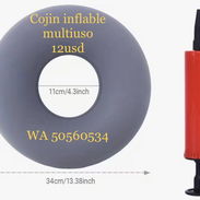 🛍️ COJÍN INFLABLE +BOMBA, COJÍN PARA ESCARAS, HEMORROIDES O COXIS 🚨COJÍN MULTIUSO - Img 56536823