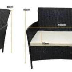 Juego de Muebles de Terraza. 4 Cuatro Piezas. - 5/5