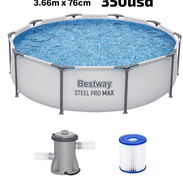 Piscina de tubo Bestway con su filtro recirculador 3.66m x 76cm $350usd - Img 55248786