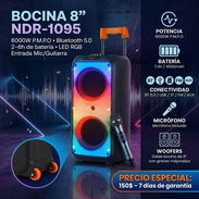 Bocina Recargable de 8 pulg. 150 usd ❗ - Img 55733580