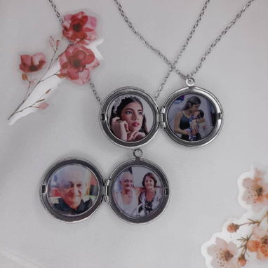 💌 ​¡Relicarios Personalizados en Acero Inoxidable! 💎 - Img 121388798