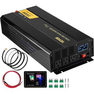 Inversor kit 12 v Inversor+batería+cargador - 3/3