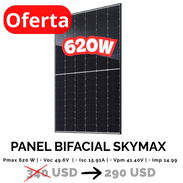 Panel solar bifacial SKYMAX 620W - Img 56665463