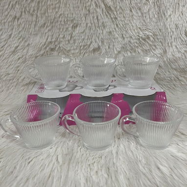 Set de 6 tazas de café transparentes en 3500 cup - Img 126704236