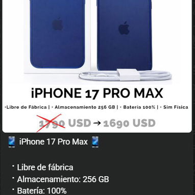 Teléfonos Móviles de Diferentes Modelos y Precios P0943-AV006 - 10/10