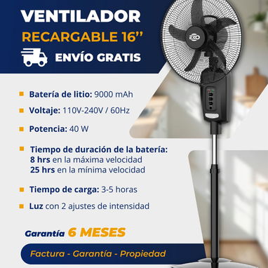 Ventiladores recargables para tu hogar 💨💨 - Img 124305753