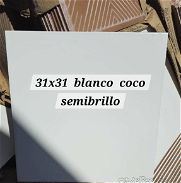 Azulejos blanco coco semibrillo 31x31 - Img 45791314