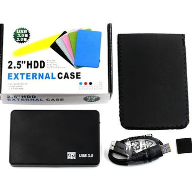 Caja de Disco Duro Externo USB 3.0. + Cable  🔶 10 USD - 3/3