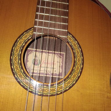 250 usd Guitarra española de estudio de gama alta ( Prudencio Sáez 1-S modelo8 con estuche rígido - 3/3