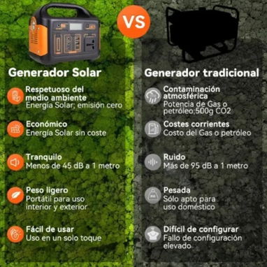 ESTACIÓN DE ENERGÍA PORTÁTIL Y PANELES SOLARES"" - Img 123226705