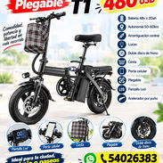 🚲Bicicleta Eléctrica Plegable T1 - Img 57593362