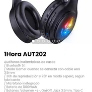 1Hora AUT202 Audífonos inalámbricos de casco - Img 55603111