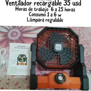 Ofertazaaaaa Ventilador recargable nuevo en su caja - Img 54052936