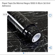 Papel tapiz imitación mármol negro - Img 55142408
