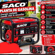 Planta electrica marca saco de 1200 watts - Img 57623512