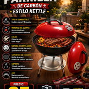 🫕PARRILLA DE CARBÓN ESTILO KETTLE🫕MENSAJERÍA CON FACTURA Y GARANTÍA. 📲 54833699 - Img 56959398
