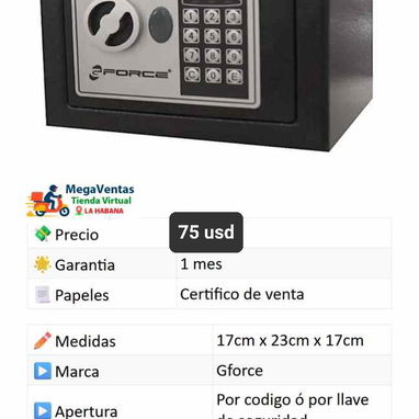 ✨️VENTA DE CAJAS FUERTES✨️ - Img 121626613