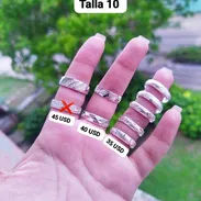 Sortijas de Plata 925 🩶🪙💍simples talla 10 - Img 56259147