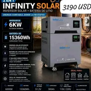 La mejor oferta de Kit Infini Solar de 6kw con batería LiFe PO4 de 15.36 - Img 55966339